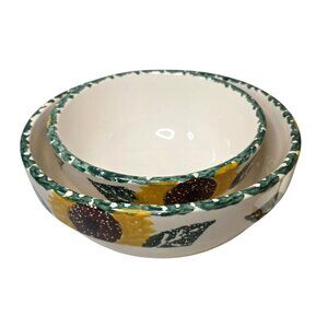 *Vintage Santa Ana Co. Sunflower bowl Set